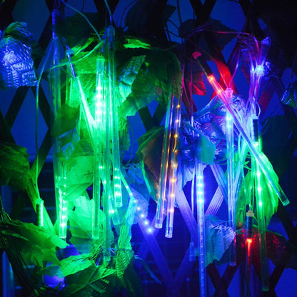 Guirlande Solaire <br> 10 Tube LED Bleu