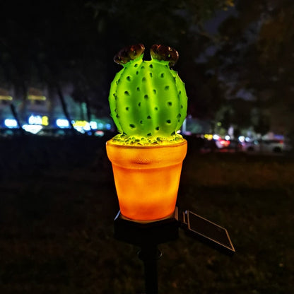 Décoration solaire jardin Cactus Lumineux