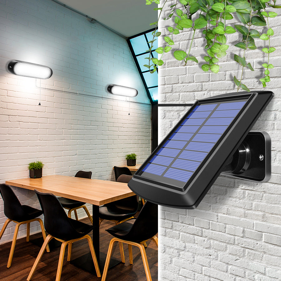 Lampe solaire jardin avec panneau déporté 20 LED