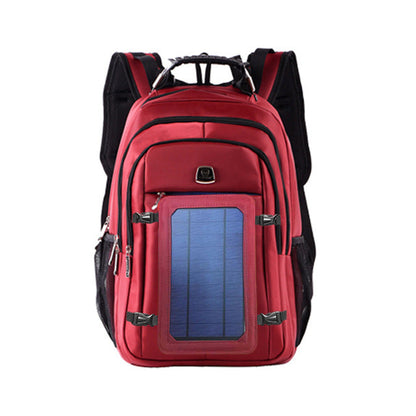 Men's leisure backpack solar energy multi-function high-capacity travel USB rechargeable travel bag outdoor computer backpack