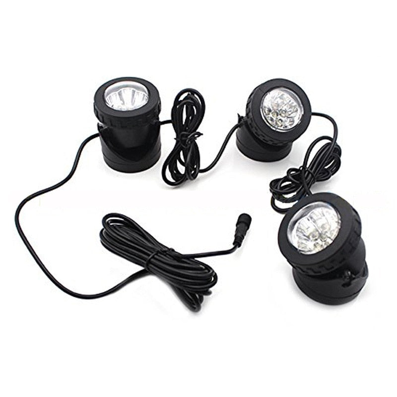 Lampe solaire jardin puissante pour plantes (3 Spot 18LED)