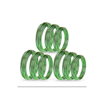 9 Rolls Bonsai Wires Anodized Aluminum Bonsai Training Wire with 3 Sizes (1.0 Mm.1.5 Mm.2.0 Mm).Total 147 Feet (Black)
