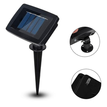 Guirlande solaire 10/20 Boules LED transparentes