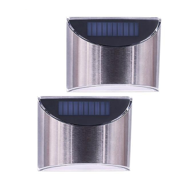 Applique murale solaire détecteur LED en Inox