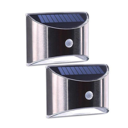 Applique murale solaire détecteur LED en Inox