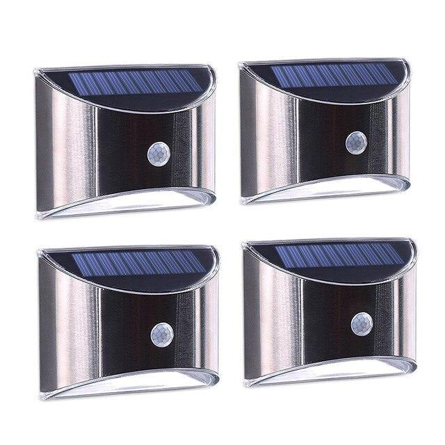 Applique murale solaire détecteur LED en Inox