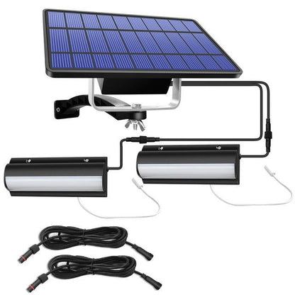 Lampe solaire jardin Murale double 30 LED