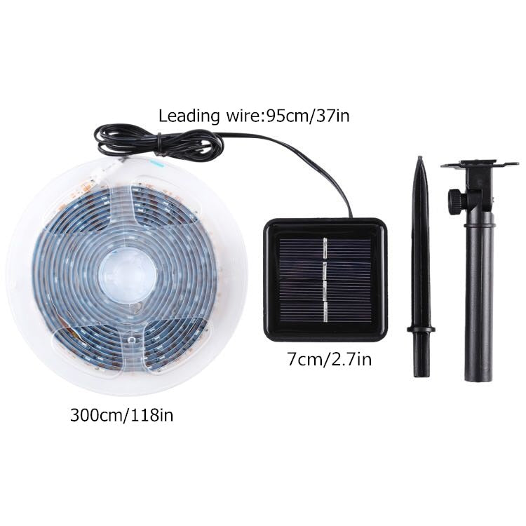 Décoration solaire Ruban LED lumineux à coller (3M)