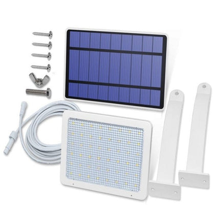 Lampe solaire jardin avec panneau déporté 48 LED
