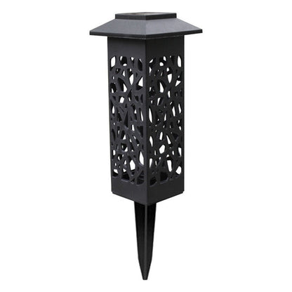 Balise solaire extérieure Chapeau Lumineux Noire