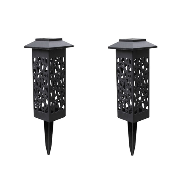 Balise solaire extérieure Chapeau Lumineux Noire