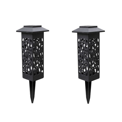 Balise solaire extérieure Chapeau Lumineux Noire