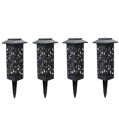 Balise solaire extérieure Chapeau Lumineux Noire