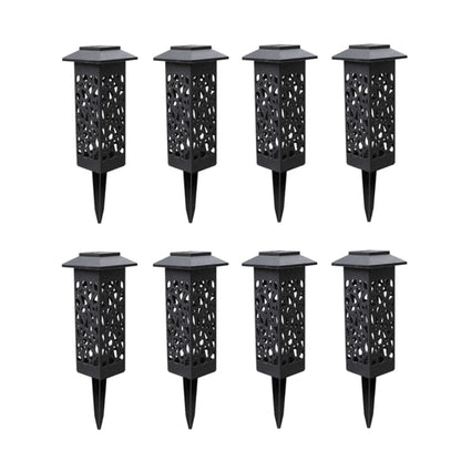 Balise solaire extérieure Chapeau Lumineux Noire