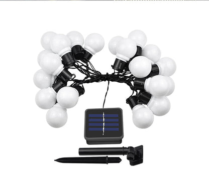 Guirlande solaire  20 Ampoule lumineuses (Blanc/Claire)