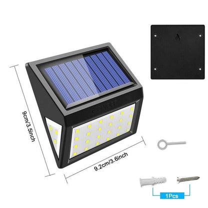 Applique murale solaire extérieur 30 LED (1/2/4/6 Pcs)