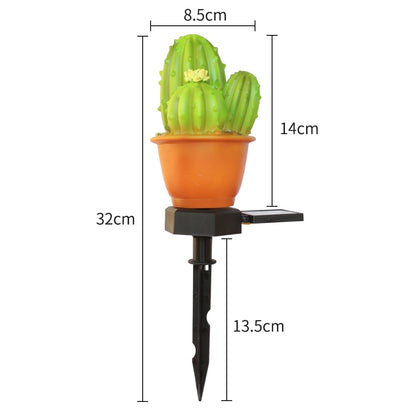 Décoration solaire jardin Cactus Lumineux