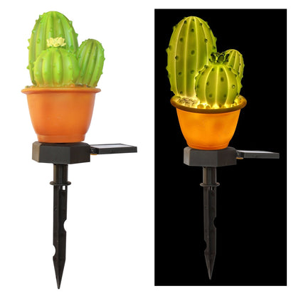 Décoration solaire jardin Cactus Lumineux