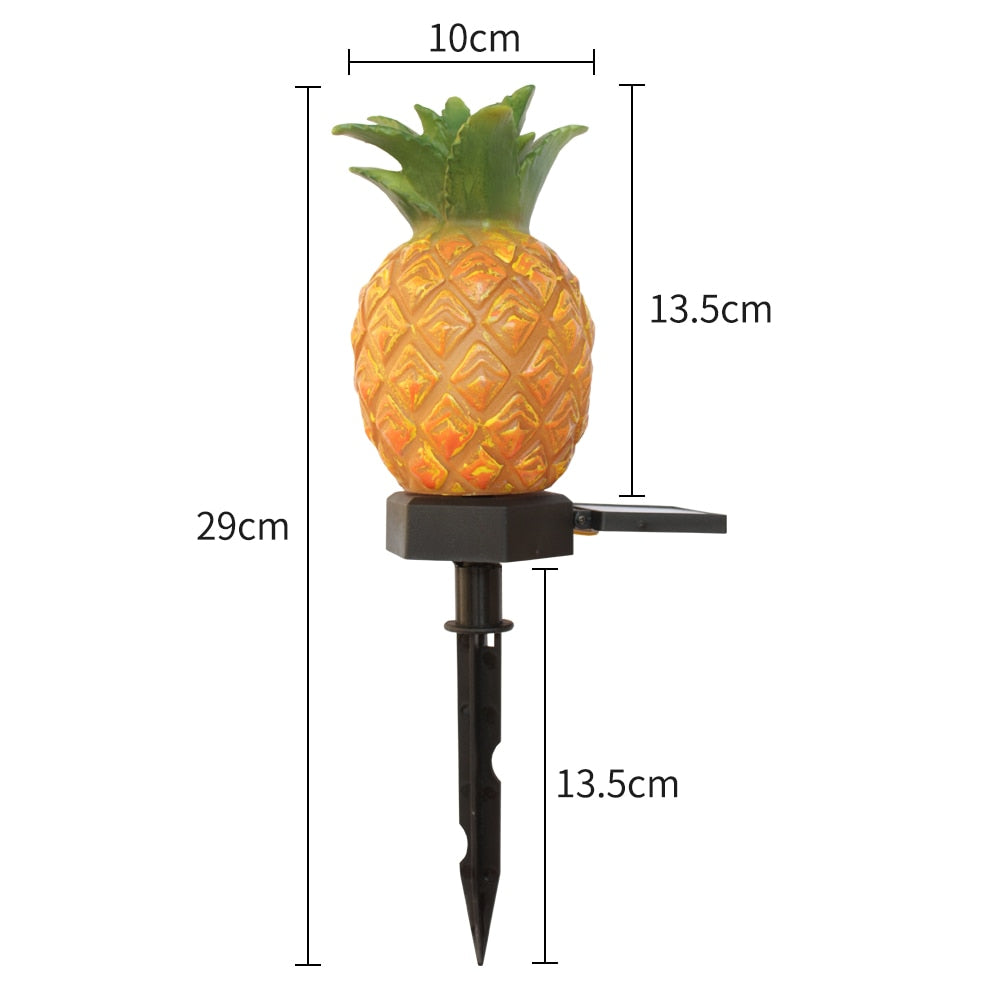Décoration solaire jardin Piquet en ananas