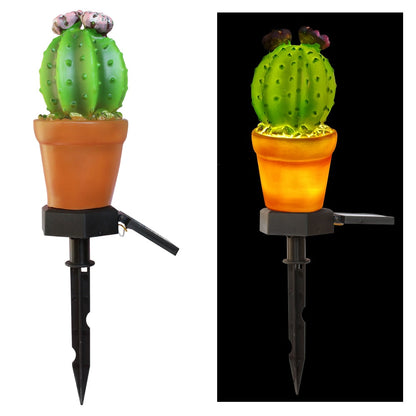 Décoration solaire jardin Cactus Lumineux