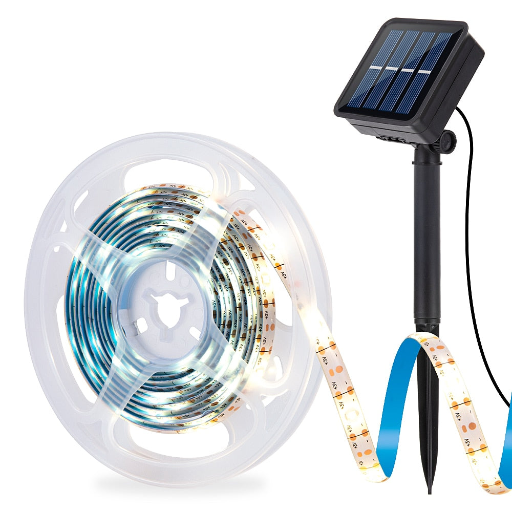 Décoration solaire Ruban LED lumineux à coller (3M)