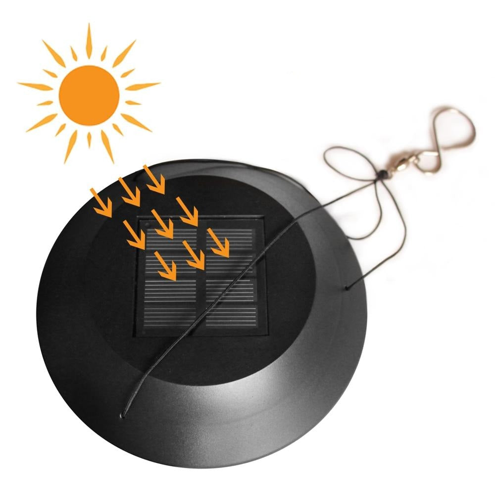 Carillon solaire à suspendre Étoile de mer multicolore