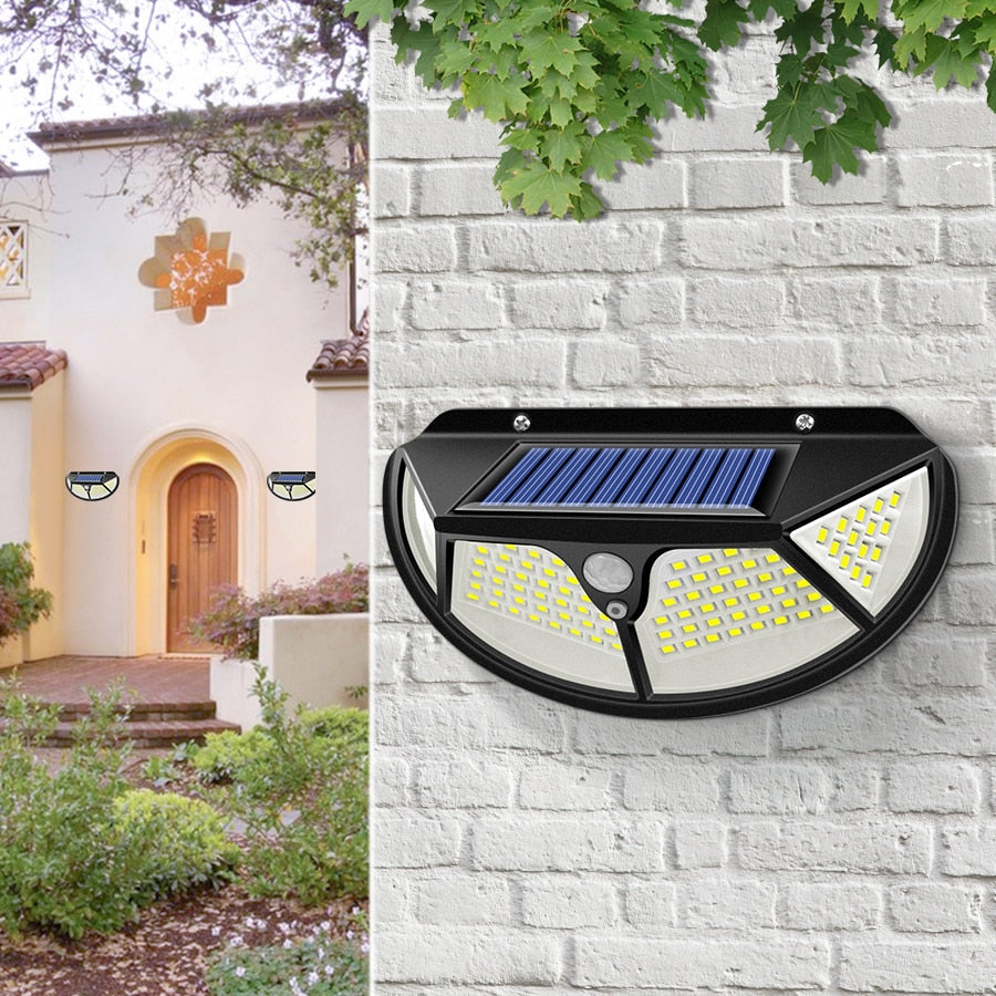 Applique murale solaire COB 122 LED
