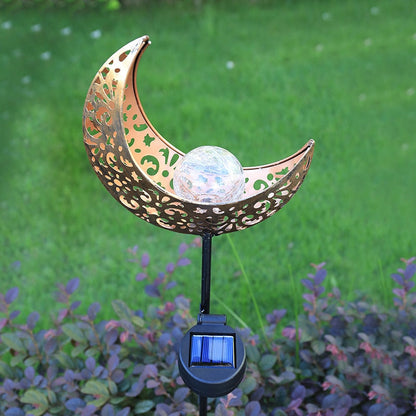 Piquet solaire jardin Lune et Flamme