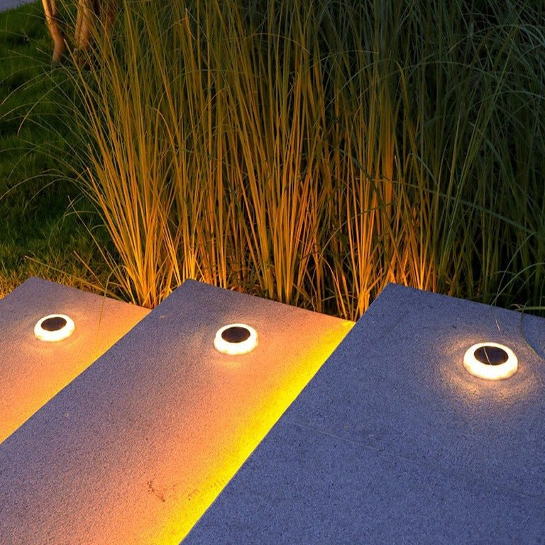 Lampe de sol solaire Balise Lumineuse Jardin (12LED)