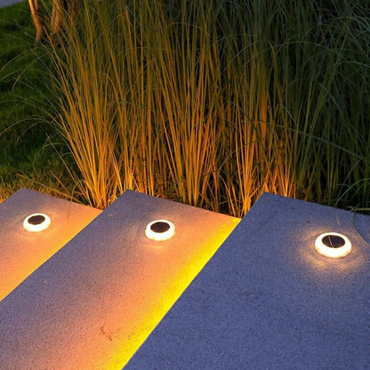 Lampe de sol solaire Balise Lumineuse Jardin (12LED)