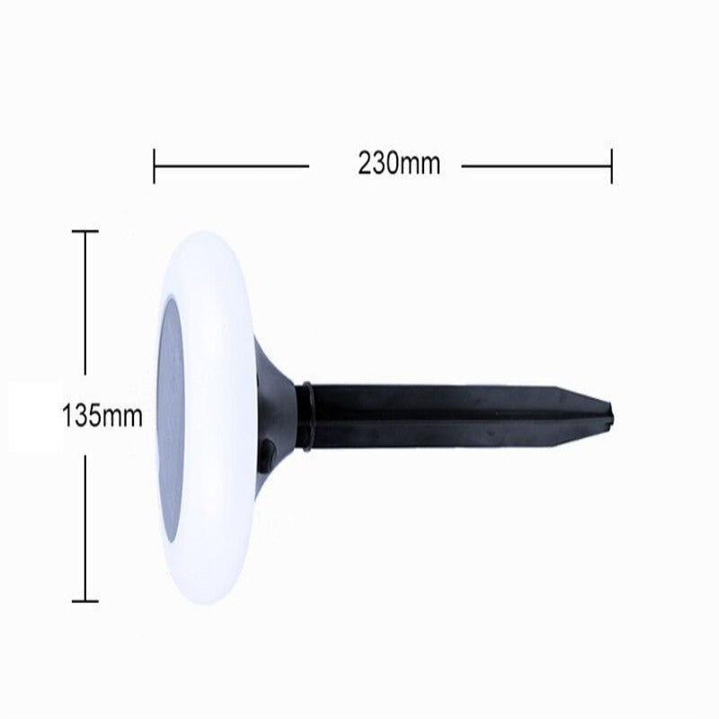 Balise solaire extérieure sur pieu multicolore (2 PCS)