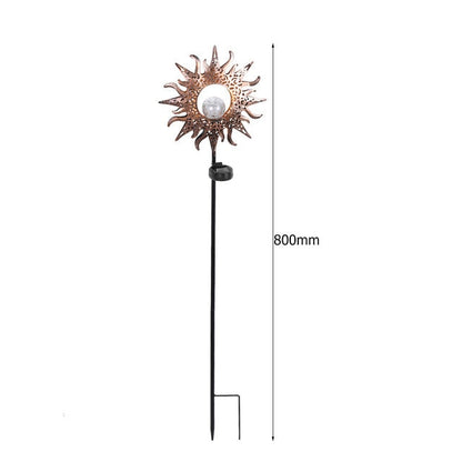 Lampe solaire jardin Soleil de flamme