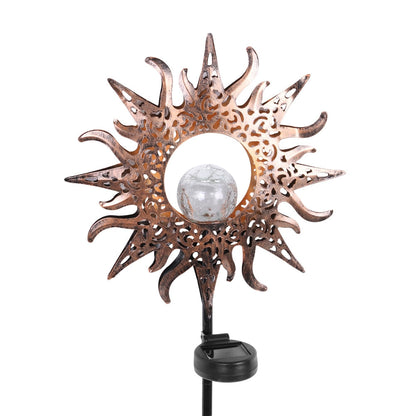 Lampe solaire jardin Soleil de flamme