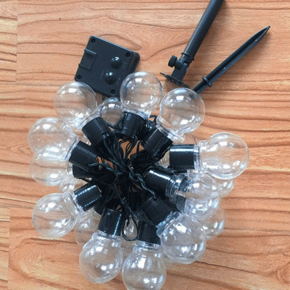 Guirlande solaire Ampoule Claire pour Terrasse 10/20 Pcs