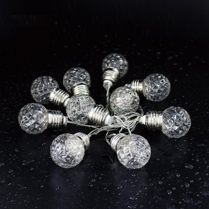 Guirlande solaire 10/20 Boules LED transparentes