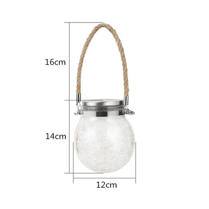 Lampe solaire à suspendre Bocal chaine lumineuse