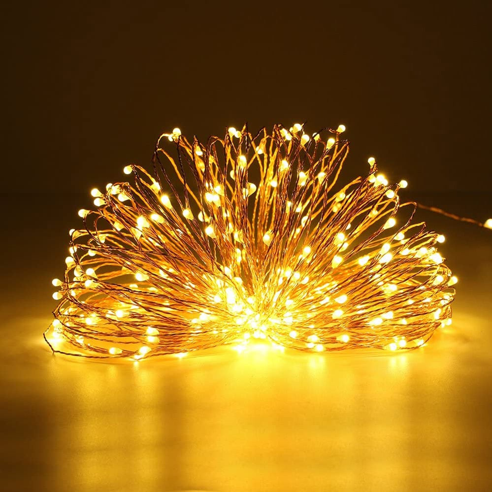 Guirlande solaire Double connexion 100/200 LED (Solar/USB)
