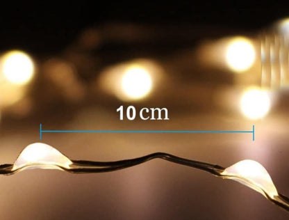 Guirlande solaire Double connexion 100/200 LED (Solar/USB)