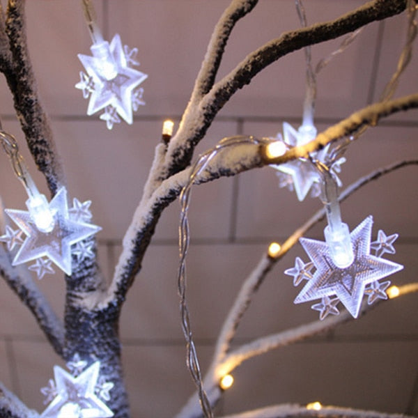 Guirlande solaire L'étoile lumineuse de Noël