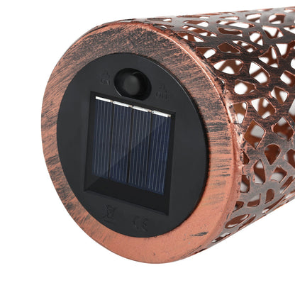 Lampe solaire piquet Lumineuse métal vintage