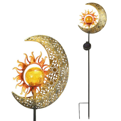 Lampe solaire piquet Boule de soleil lunaire