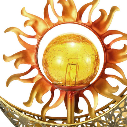 Lampe solaire piquet Boule de soleil lunaire