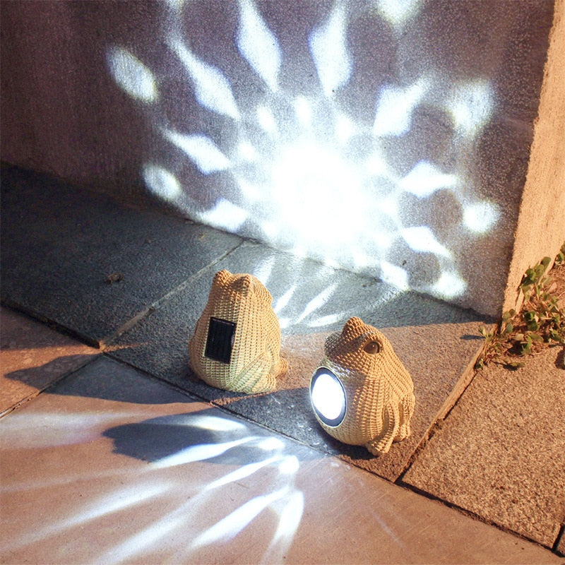 Animaux solaire Grenouille lumineuse de jardin