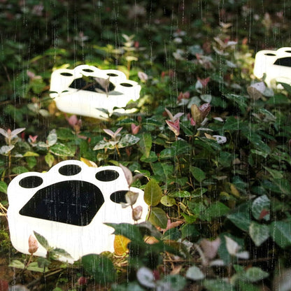 Lampe de sol solaire Patte d'ours