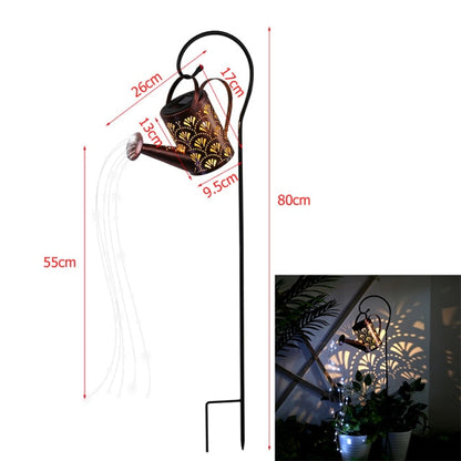Arrosoir lumineux solaire avec fil de cuivre LED