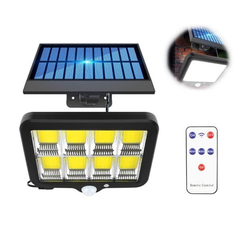Projecteur solaire Lumière fendu avec 160 LED COB (Télécommande)