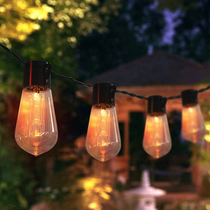 Guirlande solaire Chaîne d'ampoule en lumière