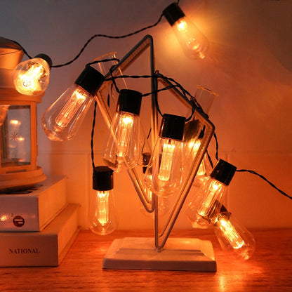 Guirlande solaire Chaîne d'ampoule en lumière