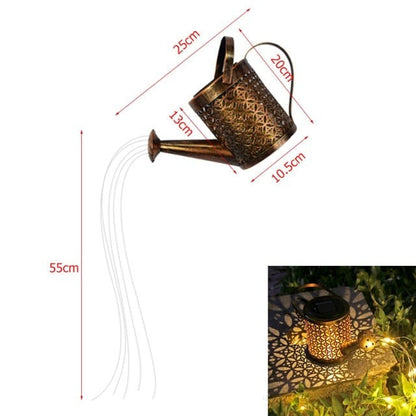 Arrosoir lumineux solaire déco jardin