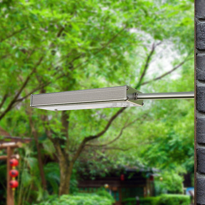 Lampadaire solaire Mini murale 48 LED en Alu
